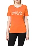 FILA Damen WOMEN LADAN tee T-Shirt, Mandarin orange, XL