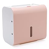 TTSLVS Toilettenpapierhalter mit Ablage Klopapierhalter Ohne Bohren Selbstklebender Klopapierhalter, WC Papierhalter Klorollenhalter Toilettenpapier Aufbewahrung für Bad,R