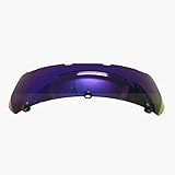 Rauchfarben Helm Len Visier Peak Fit for MASEEI 610 Ironman Motorradhelme (Farbe : Rainbow)
