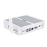 HYSTOU Lüfterloser Mini PC Windows 10 Pro PCS Intel Core i5-8259U(Bis zu 3.8GHz) 64GB DDR4 RAM 512 SSD Industrie Micro Desktop Computer, Dual WiFi,4K HD,Gigabit Ethernet,HDMI,VG