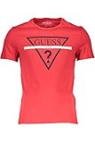 Guess M81I13 I3Z00 Clear Tee T-Shirt Harren Red M