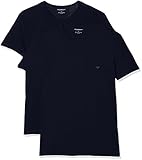 EMPORIO ARMANI Herren 2P O-NECK RUNDHALS T-SHIRT 2 blau XL