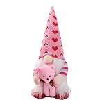chora Valentine GNOME Plüsch Puppe Dekoration - Handgemachte Valentinstag Puppe ohne Gesicht - Weihnachtsplüschzwerge - GNOME Spielzeug für Valentinstag Tischdekoration, (1PC)