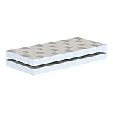LUX ELEMENTS Bauplatte Fertig zum Verfliesen, 125 x 60 cm, 2 Stück (1,5 qm) LELEE4145, Grau, 80