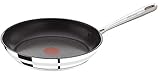 Tefal E85604 Jamie Oliver Pfanne, Bratpfanne, 24cm, Induktionspfanne, integrierter Temperaturanzeiger, Antihaft-Versiegelung aus E