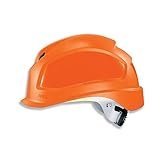 Uvex Pheos B-S-WR Schutzhelm - Belüfteter Arbeitshelm für die Baustelle - Orange Orang