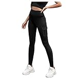 Cocila Sport Leggings Damen High Waist, Push Up Boom Booty Leggings mit Bauchkontrolle Lange Blickdicht Fitnesshose Yoga Leggings Sporthose für Sport & Alltag
