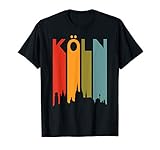 Köln Skyline Shirt Retro NRW Geschenk Souvenir Vintage Köln T-S