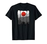 Japanischer Sonnenaufgang Landschaft Japan Urlaub T-S
