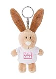 NICI 44701 Schlüsselanhänger Hase mit T-Shirt Beste Oma 10