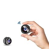 IYUNDUN Mini-Spionagekamera, Drahtlose Versteckte WiFi Nanny Cam 1080P Home Security Monitor Indoor-Videorecorder Mit Live-Feed-Nachtsicht-Bewegungserkennung