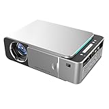 Dr.Lefran Full HD-Projektor LED, Unterstützt 4K 4500 Lumen HDMI USB 1080p, Tragbarer Heimkino-Projektor 1080p Bluetooth WiFi Beamer, mit Smartphone-Bildschirm synchronisieren,Silb