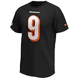 Fanatics NFL T-Shirt Cincinnati Bengals Joe Burrow #9 Iconic Name & Number Trikot Jersey (L)