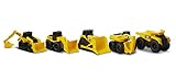 Caterpillar by Funrise 82150 Little Machines Caterpillar, CAT Kleine Maschinen 5er-Pack Baufahrzeug Kinder, Gelb