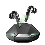 Kabellose Bluetooth-Kopfhörer, Bluetooth, In-Ear-Kopfhörer, IPX7, wasserdicht, automatische Kopplung, Gaming, PC, Mob
