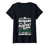 Damen Gladbach Gladbacher Mönchengladbach Trikot Fan Spruch T-Shirt mit V