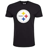 New Era Herren Pittsburgh Steelers T-Shirt, Schwarz, L