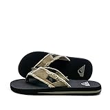 Quiksilver Herren Monkey Abyss Flip-Flops,Schwarz (Green/Black/Brown XGKC) , 47