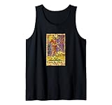 Tarotkarte King of Stäbe Mystic Psychic Fortune Anubis Karten Tank Top