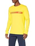 Superdry Herren CORE Logo Sport Stripe TOP Langarmshirt, Gelb (Citrus Zest V7V), XX-Larg