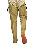TTOOY Verschleißfeste und wasserdichte 80cm hohe Angelhose mit Stiefeln, Herren Damen Mehrzweck-Wathers Stiefel, Größe 35-45 Hüft Wathose Atmungsaktive Teichhose PVC/Nylon G
