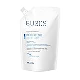 Eubos | Hautbalsam F Nachfüllbeutel | 400ml | reichhaltige Körperlotion | für trockene und sehr trockene Haut | Hautverträglichkeit dermatologisch bestätigt | Farb