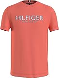 Tommy Hilfiger Herren Hilfiger Palm Print Tee T-Shirt, Summer Sunset, XXL