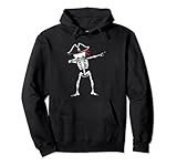 Skelett Pirat Halloween - Dabbing Skelett mit Piratenhut Pullover H