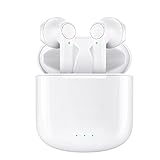 Bluetooth Kopfhörer in-Ear Ohrhörer,Kabellose Kopfhörer mit Klarem Mikrofon,Wireless Kopfhörer in Ear mit Premium Klangprofil,25 Std Spielzeit,Weiß