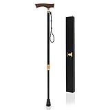 DRAGON CARBON Gehstock Höhenverstellbar Herren-Walking Cane, Gehstock Damen Verstellbar Gehhilfe Stock mit Gummifuß und Handschlaufe,Gehstock Sticks Spazierstock Schönes Geschenk,G