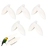 Motffsa Kauspielzeug für Papageien, mit Kauknochen, Kauspielzeug, Knochen, 10 x 3,5 x 0,3 cm, 10 Stück