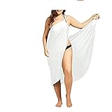 UKKO Kleid Frauen Plus Größe Strand Abdeckung Up Wrap Dress Bikini Badeanzug Femme Robe De Plage Beachwear Femme Tunik