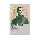 Dekoratives Gemälde auf Leinwand, Motiv: Why Me Why Not (Why Me), 50 x 75