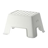 Ikea Tritthocker Bolmen rutschfester Badezimmerhocker 44x35x25cm, bis 150kg, weiß