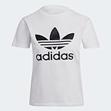 adidas Damen Trefoil Tee T Shirt, Weiß, 38 EU