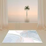 FACWAWF Abstrakter Rosa Teppich Pelzigen Kurzflor-Design Heimtextilien Wohnzimmer Teppich Indoor Outdoor Teppich Eingangstür Matte Schlafzimmerteppich 160x230