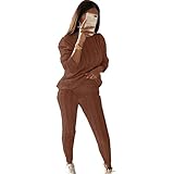 ZYUD Damen Strickkleid Strickpullover Zweiteiliger Anzug Pullover Oberteil und Midi Strickrock High Waist Bodycon Rock 2 Stück Set Midikleid Pulli Sweater Loungewear Anzug Damen Sweatshirt S