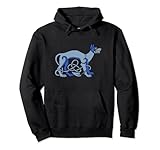Mittelalterliche Kunst, Keltischer Knoten, Blauer Hund oder Hund Pullover H