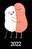 2022: Calendar Sushi Hug Anime Kawaii Monthly Weekly Daily Planner Japanese Cuisine Dated Week Day Month Calendar 2022 With US Holidays | Daily Agenda ... Family Work & Sports 6x9 Japan Lover G