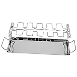 Hähnchenschenkel- und Flügel-Rack, geeignet für Barbecue-Räucherofen, 12-Slot-Hähnchenschenkel-Rack, Edelstahl-Hähnchenflügel-Rack, Hähnchen-Trommelstangen-Rack, perfek