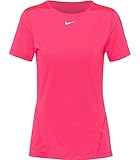 Nike Damen All Over Mesh T-Shirt, Hyper Pink/White, L