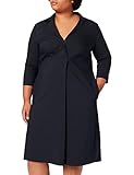 SAMOON Damen Gewebe Kleid, Blau, 54