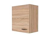 Flex-Well Küchen-Hängeschrank HERNE - Oberschrank - 1-türig - Breite 50 cm - Eiche S