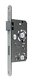 BKS Standard Badezimmer Türschloss mit Vierkant 55/78/8 , Stulp: 18 x 235mm abgerundet, DIN Links incl. SN-TEC® Montag