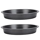 Shanrya Pizzablech, Antihaftverdickte 2 Stück Pizzapfanne für Bäckereien für Restaurants(6 Zoll)