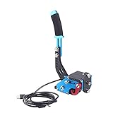 ZZXL Neue Logitech- Bremssystem 14 Bit Hall- Sensor Handbrems- SIM für Rennspiele G25 / 27/29 T300 T500 Fanatec OSW Dirt Rallye rot (Color : Blue)