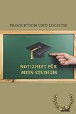 Notizheft für mein Studium: Produktion und Logistik: 6x9 dot grid Notizbuch. Schreibheft ideal geeignet für alle Studenten und jeden Studiengang. Super Geschenkidee für F