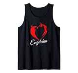 Engelchen Engel Teufelchen Teufel Halloween Kostüm Geschenk Tank Top