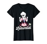 Lausmadl Bayern Madl Tracht Oktoberfest Trachtenshirt Damen T-S