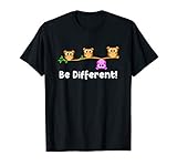 Be different Lustiges Eulen Fun Vogel Eule Spruch Geschenk T-S